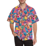 Custom Face Hawaiian Shirt for Boyfriend/Husband Personalized Hawaiian Shirt Photo Tropical Aloha Shirt Birthday Vacation Party Gift