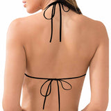 Custom Face Zipper Personalized Bikini Swimsuit Top